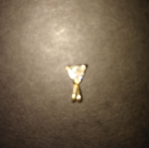 Diamond triangler pendant